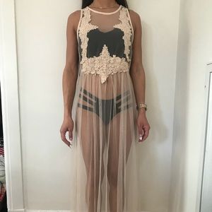 Sheer Dress/Cover Up
